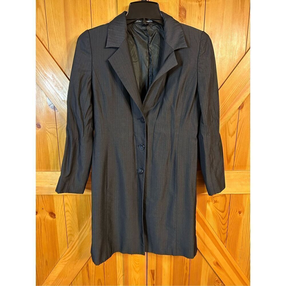 Linda Allard ELLEN TRACY  Wool Blend Blazer/Coat Size Petite 4 (4728)